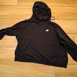 Black Draw String Hoodie Unisex 3x Nike